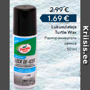 Allahindlus - Lukusulataja Turtle Wax 50 ml