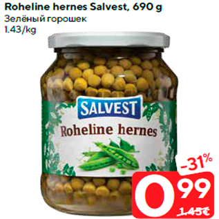 Allahindlus - Roheline hernes Salvest, 690 g