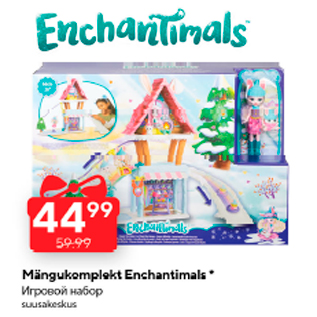 Allahindlus - Mängukomplekt Enchantimals*