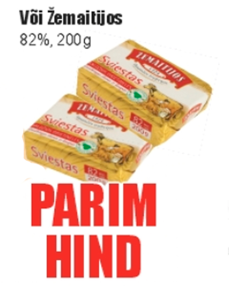 Või Žemaitijos - PARIM HIND