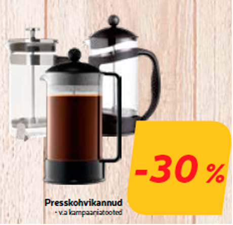 Presskohvikannud  -30%