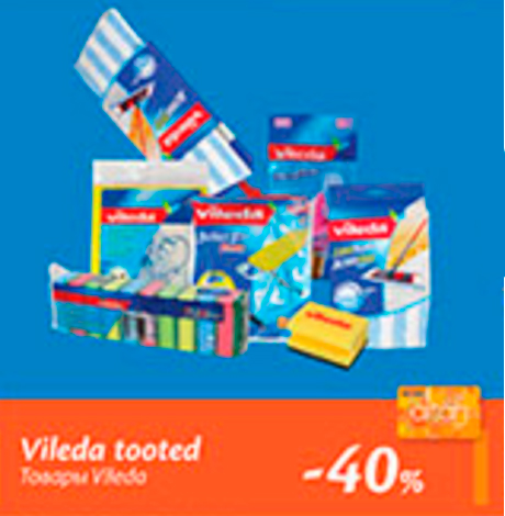 Vileda tooted  -40%