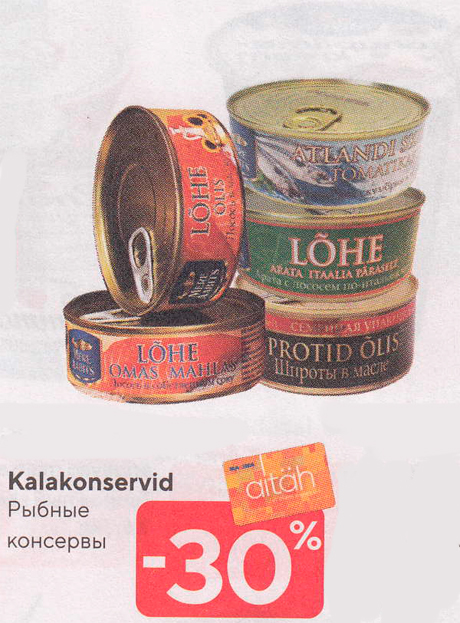 Kalakonservid -30%