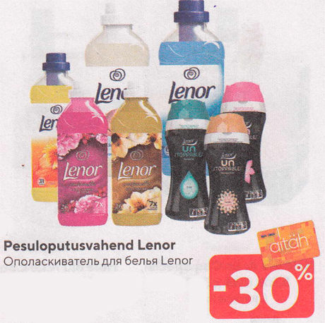 Pesuloputusvahend Lenor -30%
