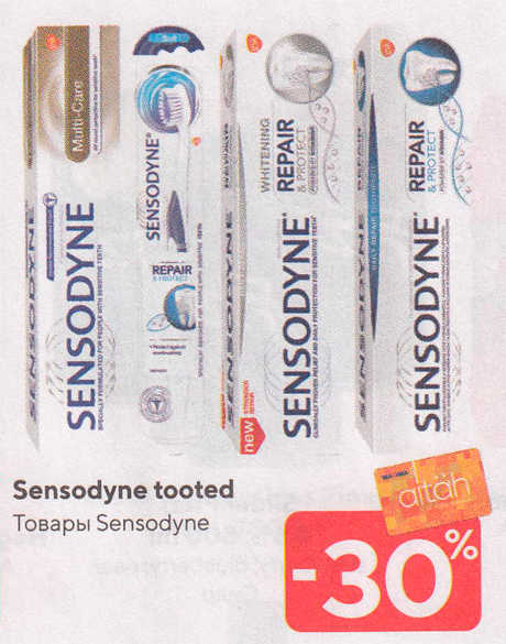 Sensodyne tooted -30%