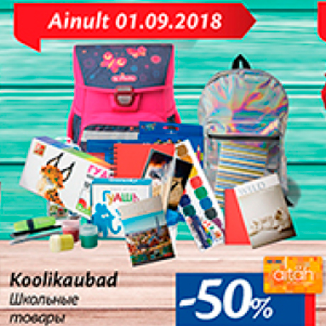 Koolikaubad  -50%