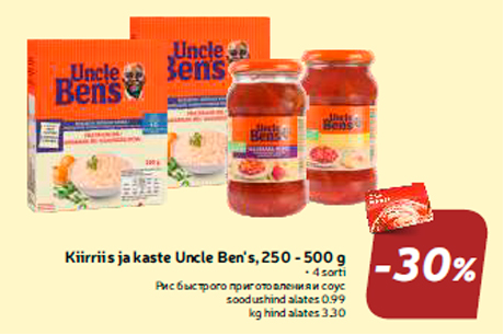 Kiirriis ja kaste Uncle Ben