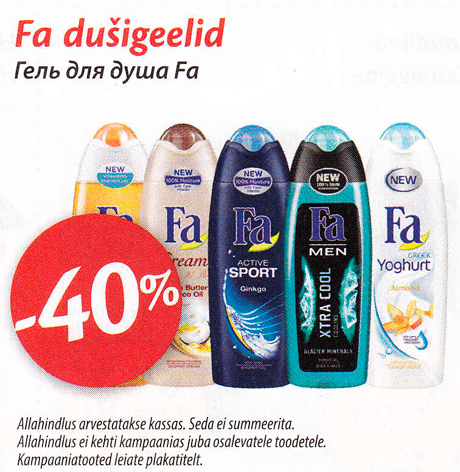 Fa dušigeelid -40%