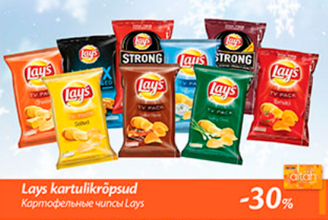 Lays kartulikrõpsud  -30%