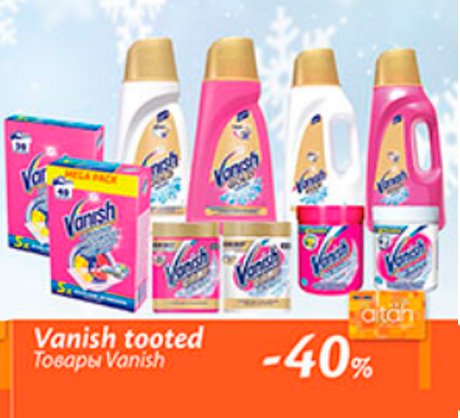 Vanish tooted  -40%