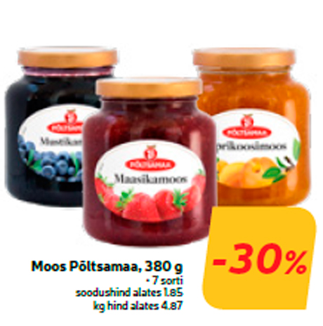 Moos Põltsamaa, 380 g  -30%
