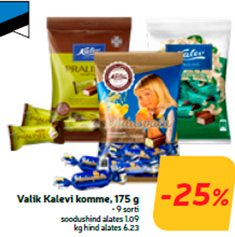 Valik Kalevi komme, 175 g  -25%
