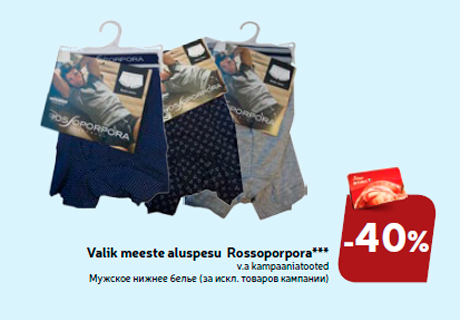 Valik meeste aluspesu Rossoporpora*** -40%