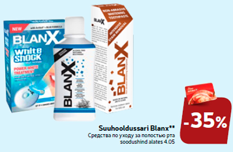 Suuhooldussari Blanx**  -35%