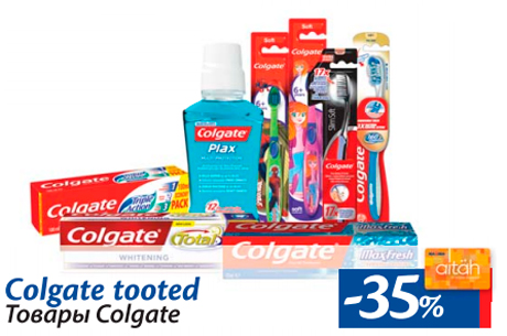 Colgate tooted  -35%