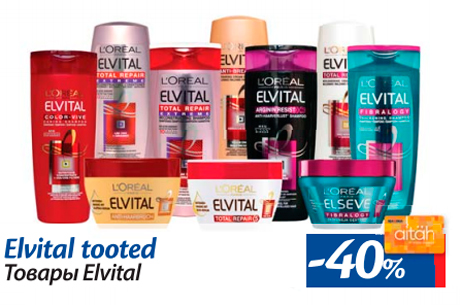 Elvital tooted  -40%