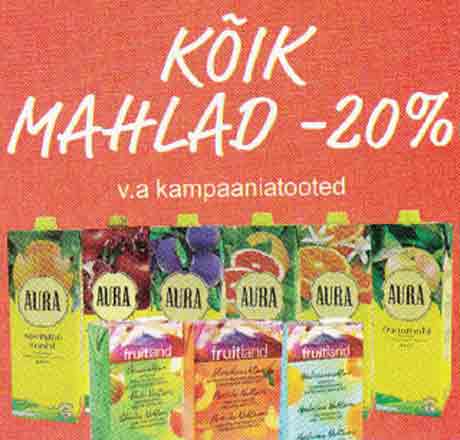 KÕIK MAHLAD -20%