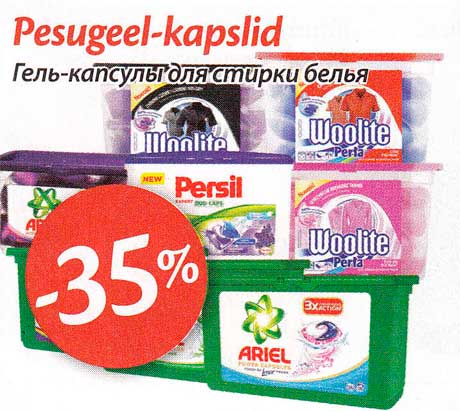 Pesugeel-kapslid  -35%