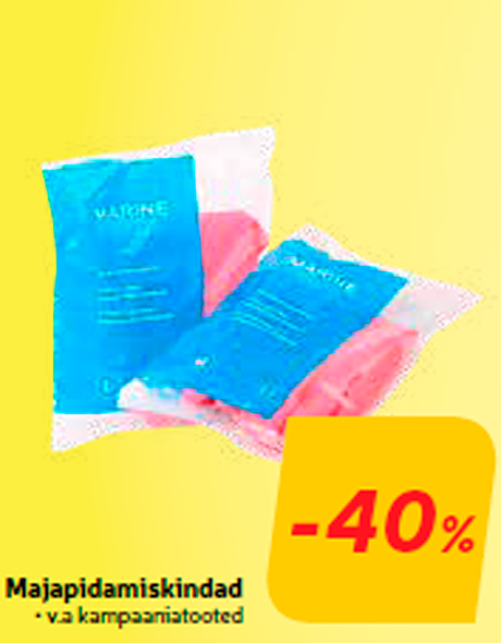 Majapidamiskindad -40%