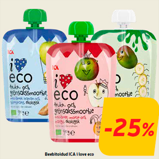 Beebitoidud ICA i love eco -25%