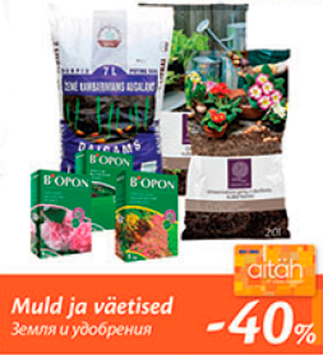 Muld ja väetised  -40%