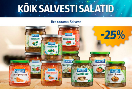 KÕIK SALVESTI SALATID  -25%