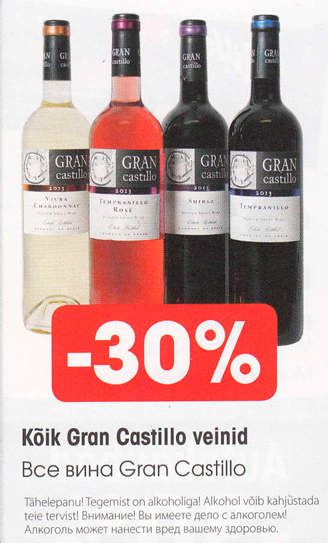 Kõik Gran Castillo veinid  -30%