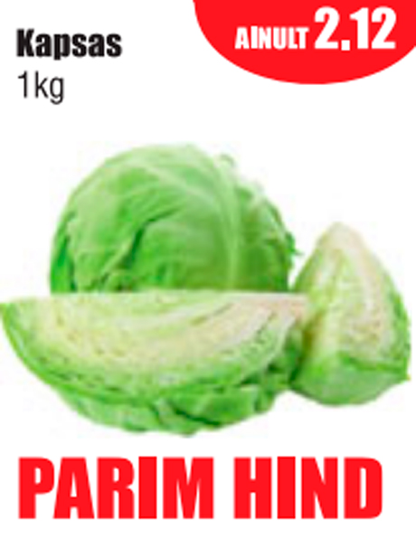 Kapsas 1 kg  - PARIM HIND