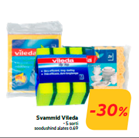 Svammid Vileda  -30%