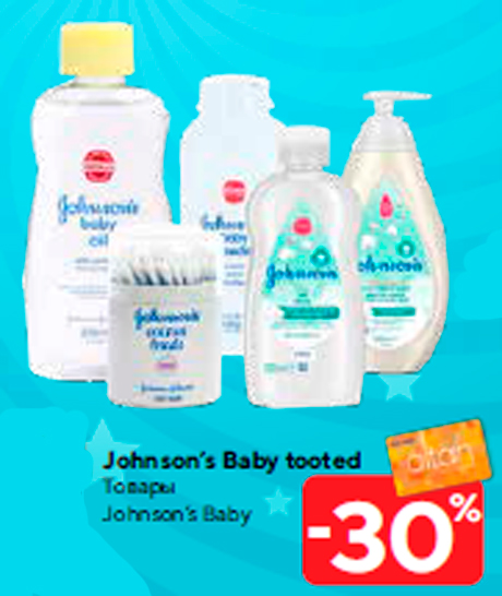 Johnson’s Baby tooted -30%