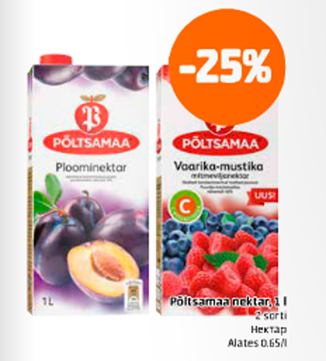 Põltsamaa nektar -25%