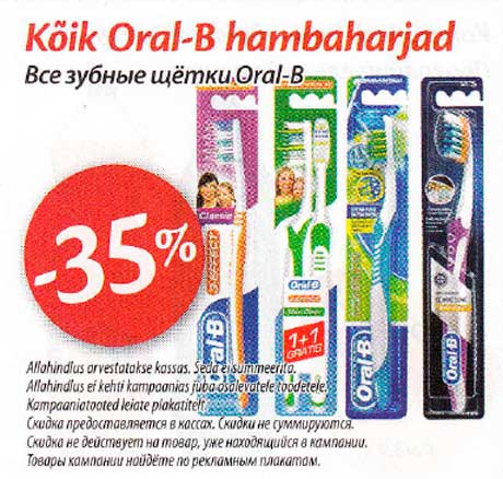 Kõik Oral-B hambaharjad