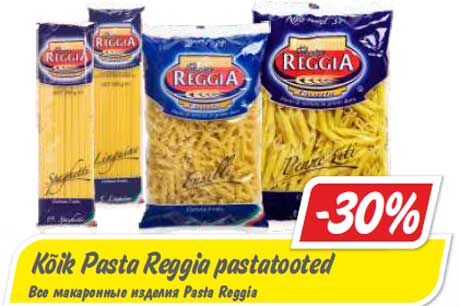 Kõik Pasta Reggia pastatooted -30%