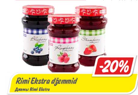 Rimi Ekstra džemmid  -20%