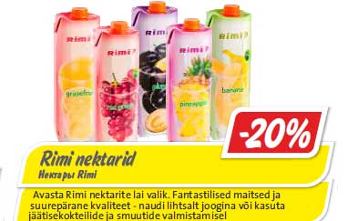 Rimi nektarid -20%