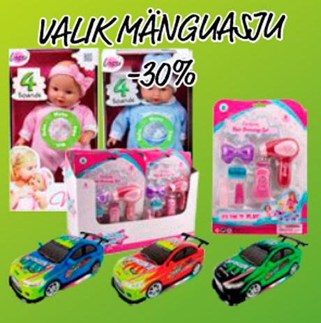 VALIK MÄNGUASJU  -30%