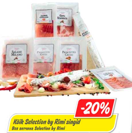 Kõik Selection by Rimi singid -20%
