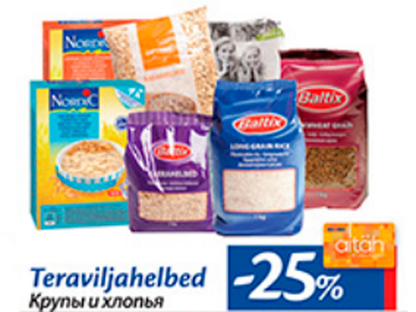 Teraviljahelbed  -25%