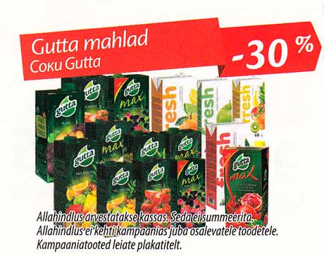 Gutta mahlad  -30%