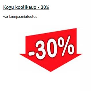 Koolikaup# -30%