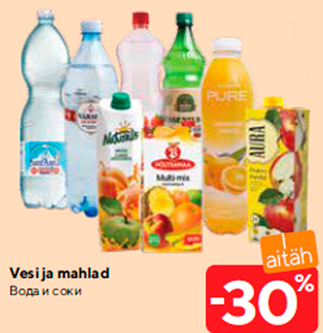 Vesi ja mahlad    -30%