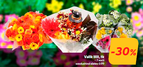 Valik lilli, tk  -30%
