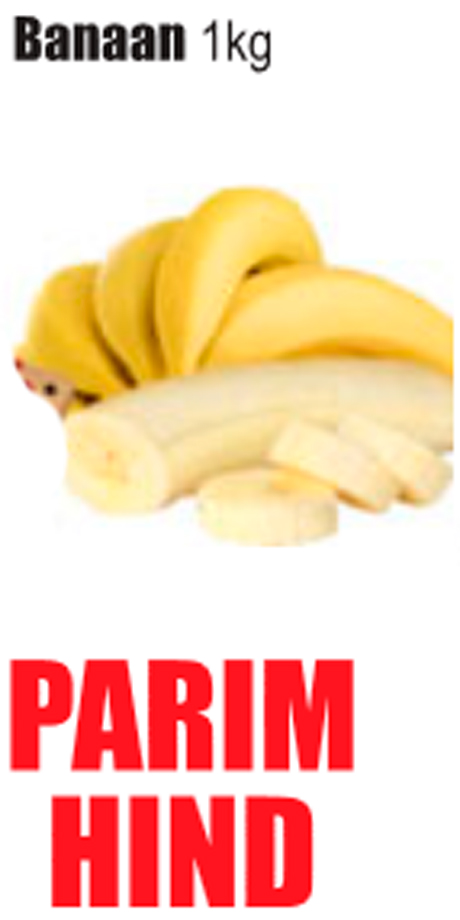 Banaan kg  -  PARIM HIND