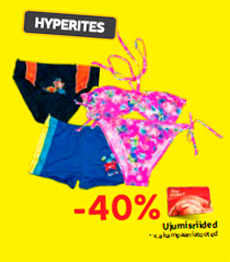 Ujumisriided  -40%
