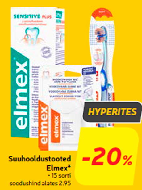 Suuhooldustooted Elmex*  -20%
