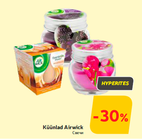 Küünlad Airwick -30%