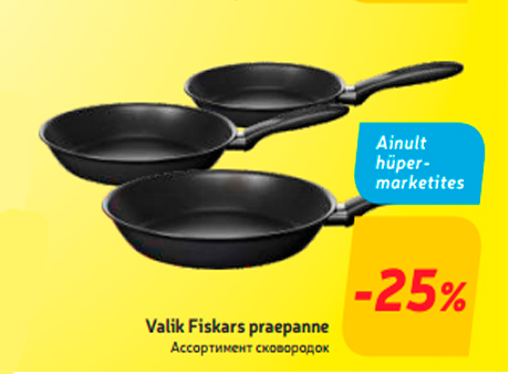 Valik Fiskars praepanne  -25%