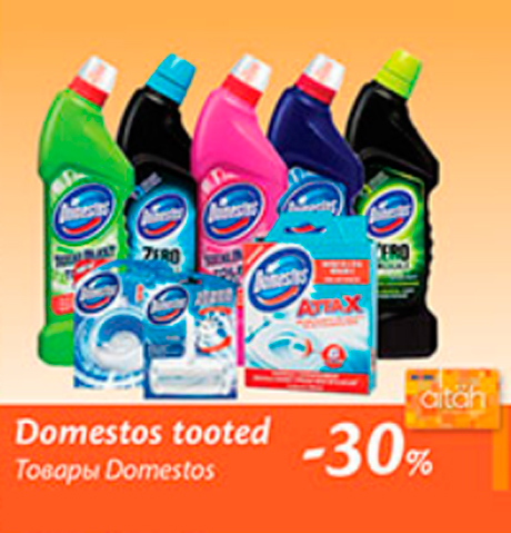 Domestos tooted  -30%