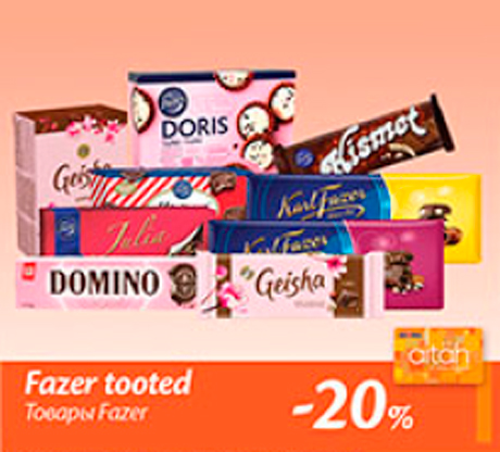 Fazer tooted  -20%