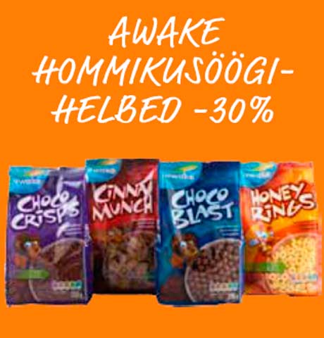 AWAKE HOMMIKUSÖÖGIHELBED  -30%